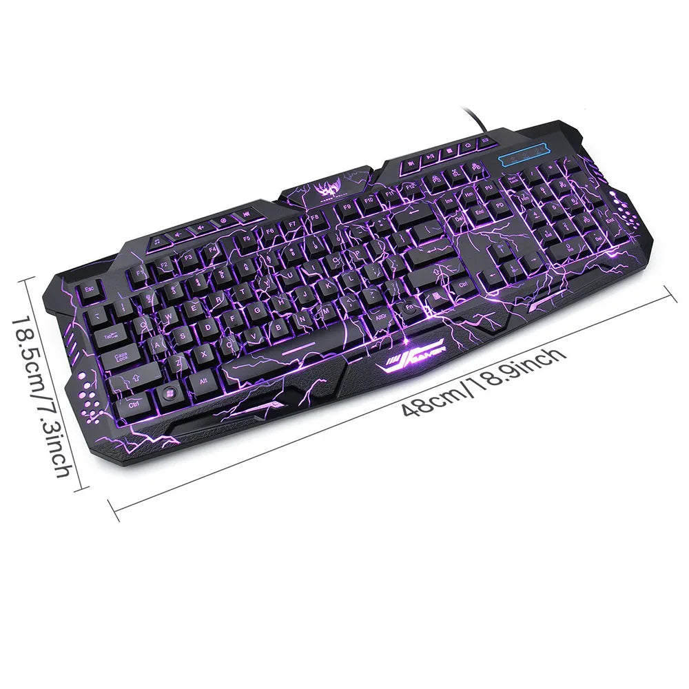 RGB Mechanical Gaming Keyboard with Mouse Pad