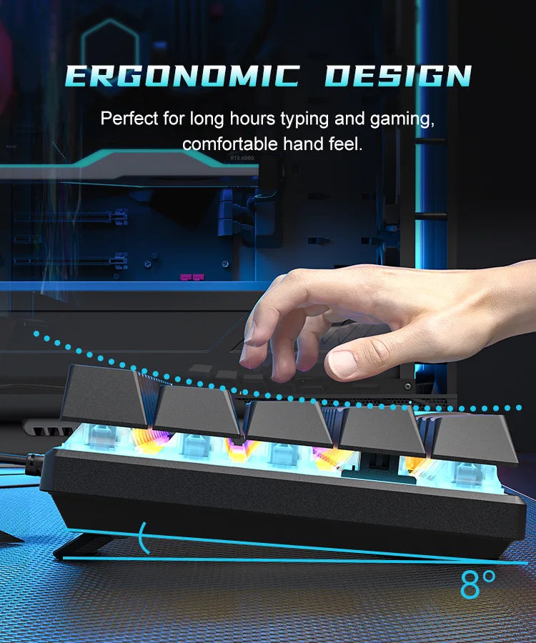 60% Mechanical Gaming Keyboard