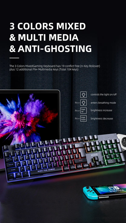 RGB Gaming Keyboard and Mouse Set