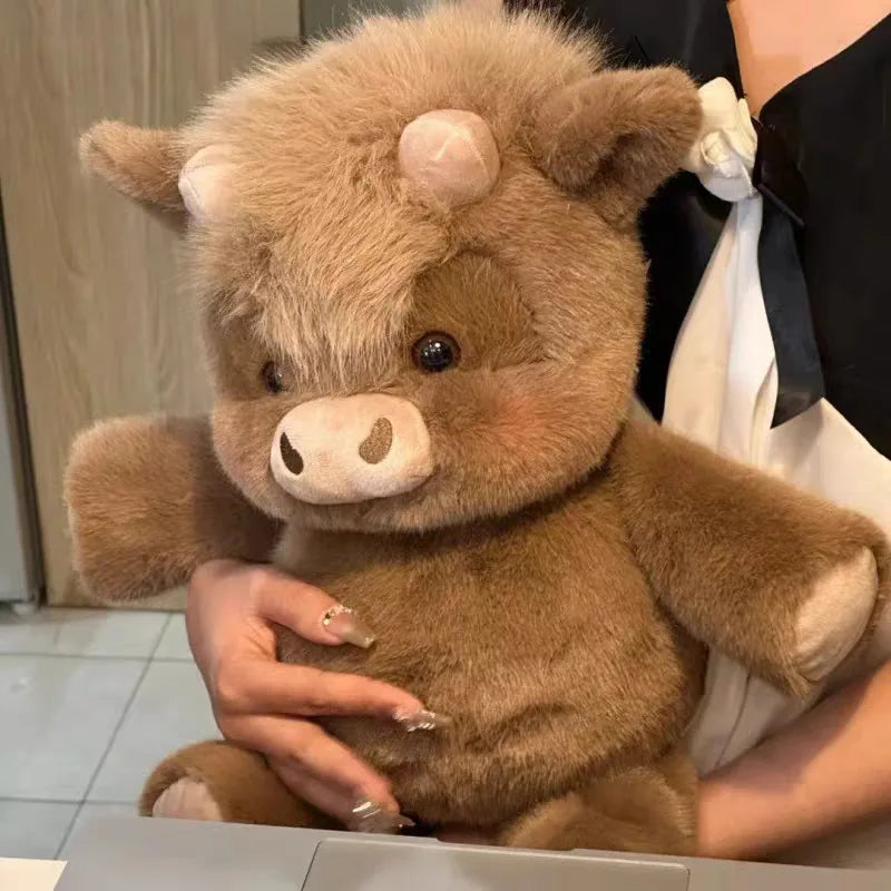 Highland Cattle Plush Toy - Soft Stuffed Animal