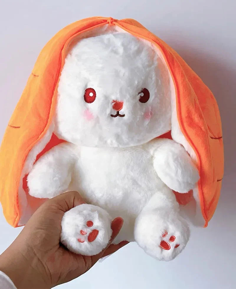 Strawberry Bunny Plush Toy - Cute Stuffed Rabbit