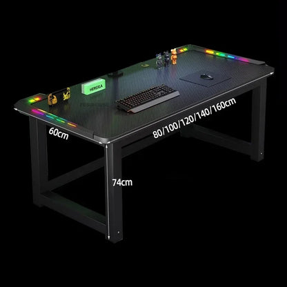 RGB Gaming Desk with LED Lighting - Premium Computer Workstation