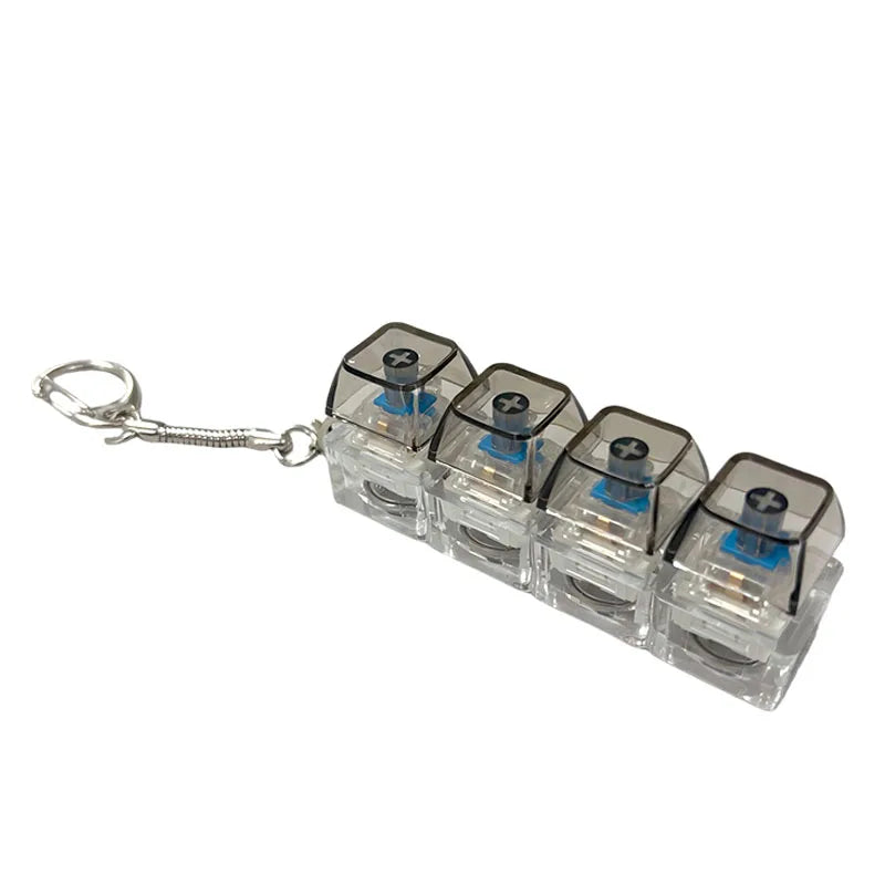 RGB Mini Mechanical Keyboard Keychain
