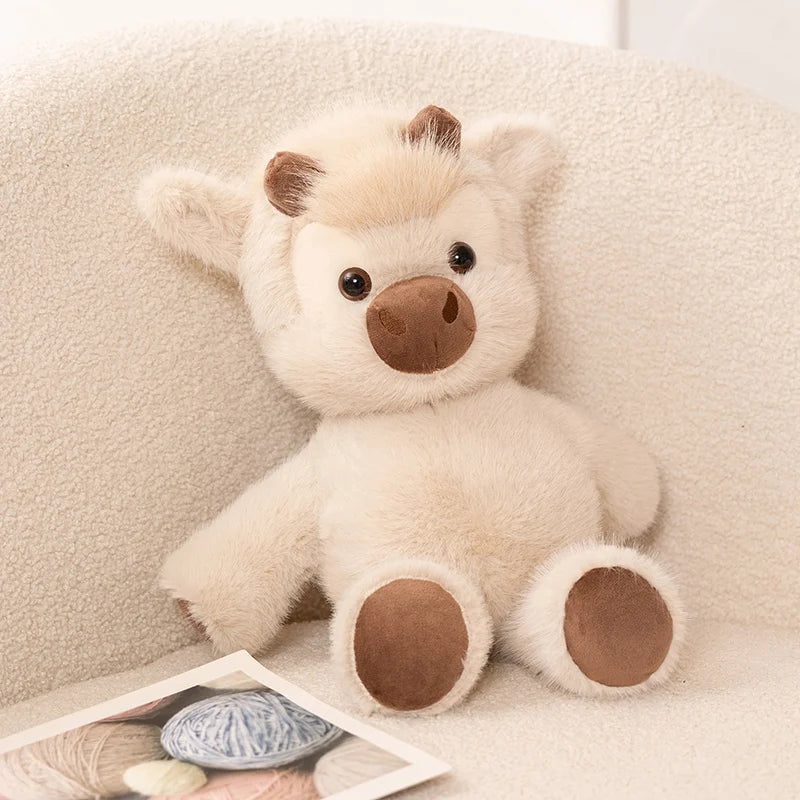 Highland Cattle Plush Toy - Soft Stuffed Animal