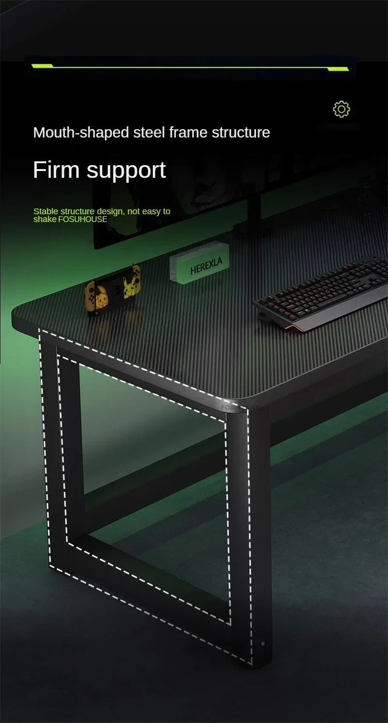 RGB Gaming Desk with LED Lighting - Premium Computer Workstation