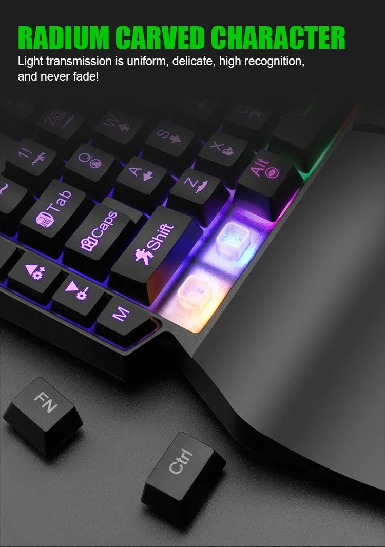 One-Handed Mini Gaming Keyboard
