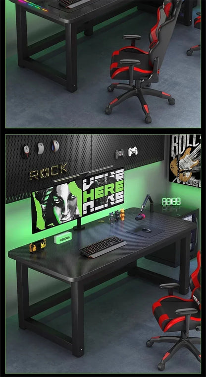 RGB Gaming Desk with LED Lighting - Premium Computer Workstation