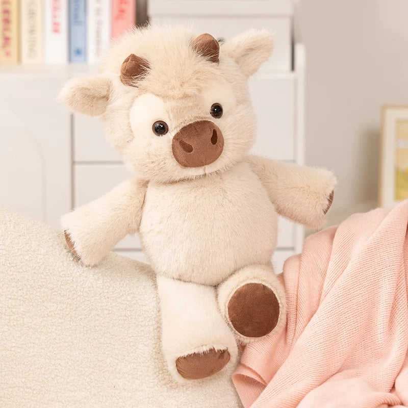 Highland Cattle Plush Toy - Soft Stuffed Animal