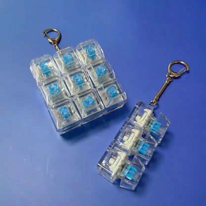 LED Crystal Fidget Keychain – Illuminated Stress Relief