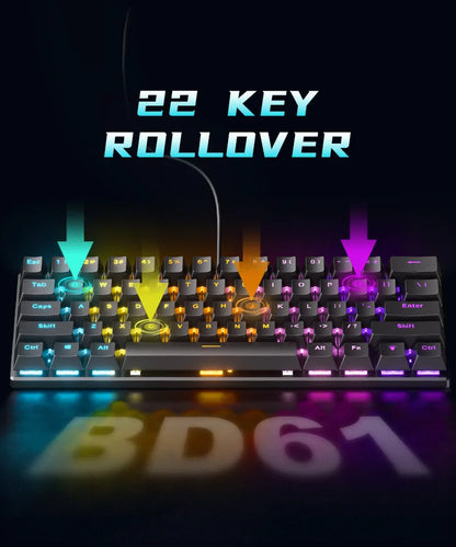 60% Mechanical Gaming Keyboard