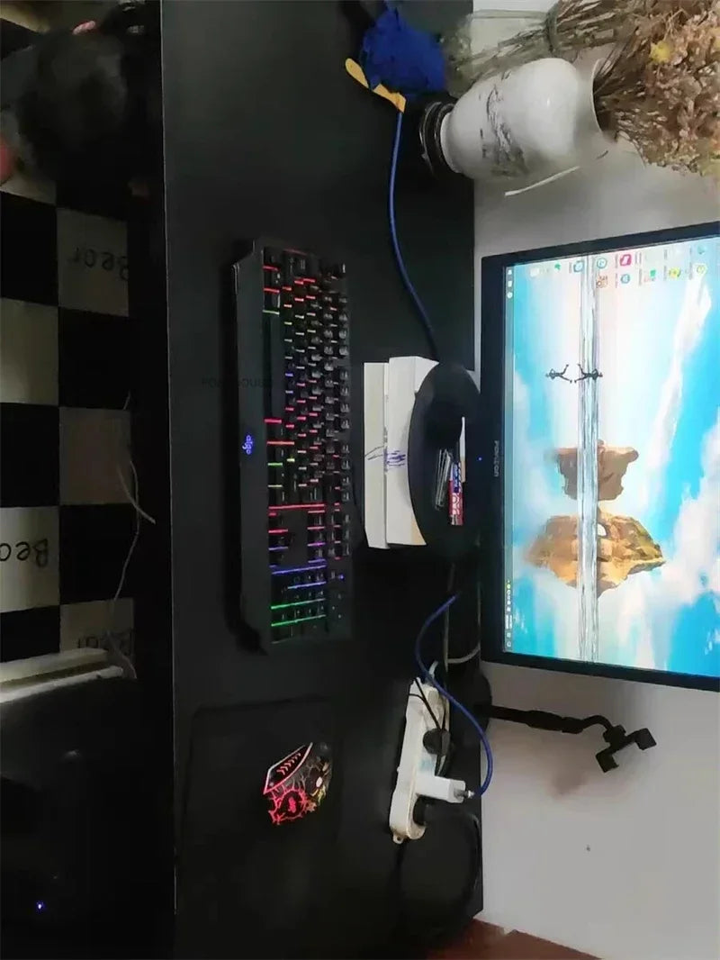 RGB Gaming Desk with LED Lighting - Premium Computer Workstation