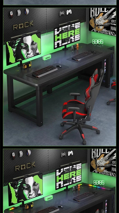 RGB Gaming Desk with LED Lighting - Premium Computer Workstation