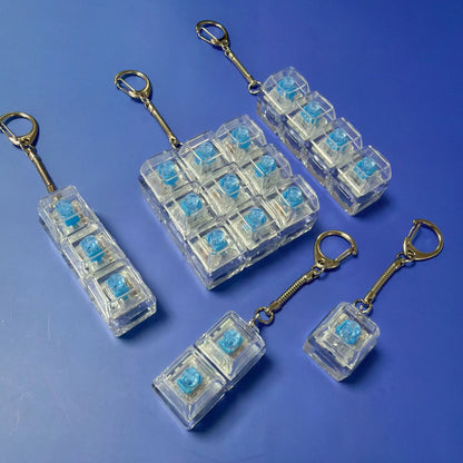 LED Crystal Fidget Keychain – Illuminated Stress Relief