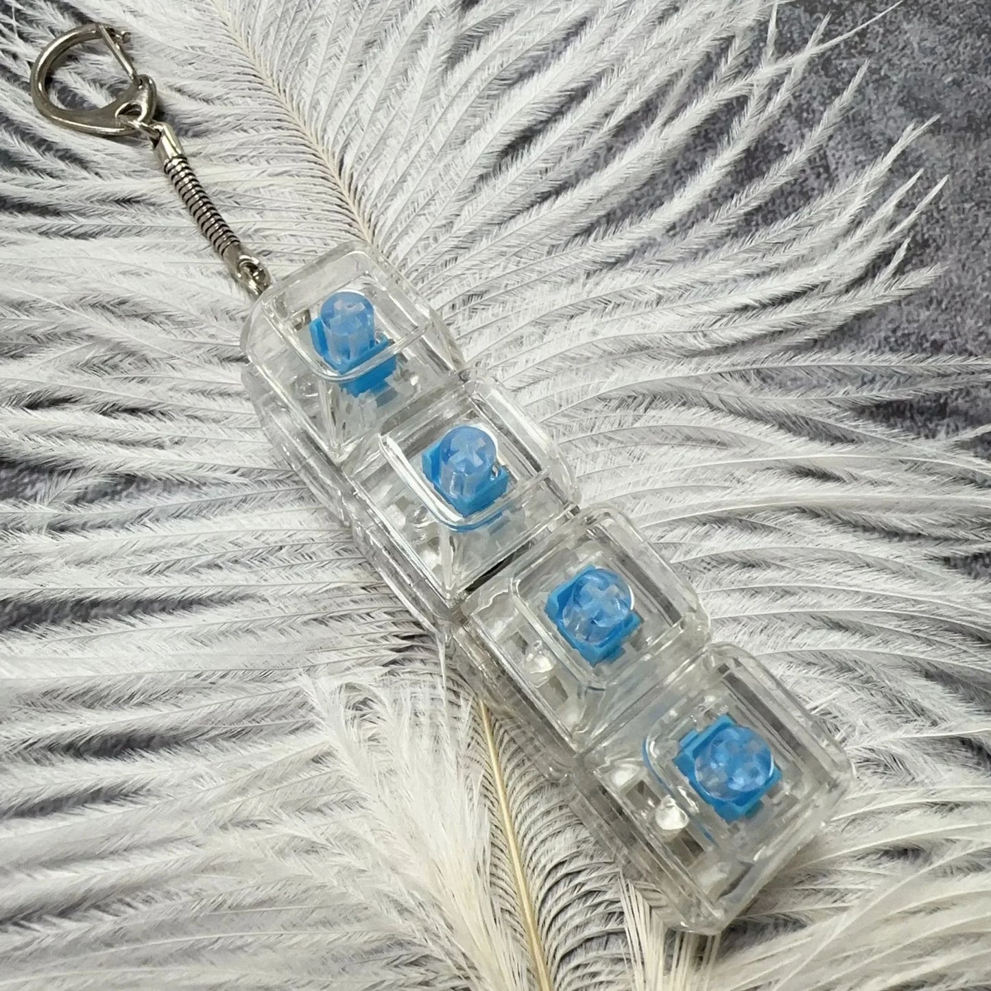 RGB Mini Mechanical Keyboard Keychain