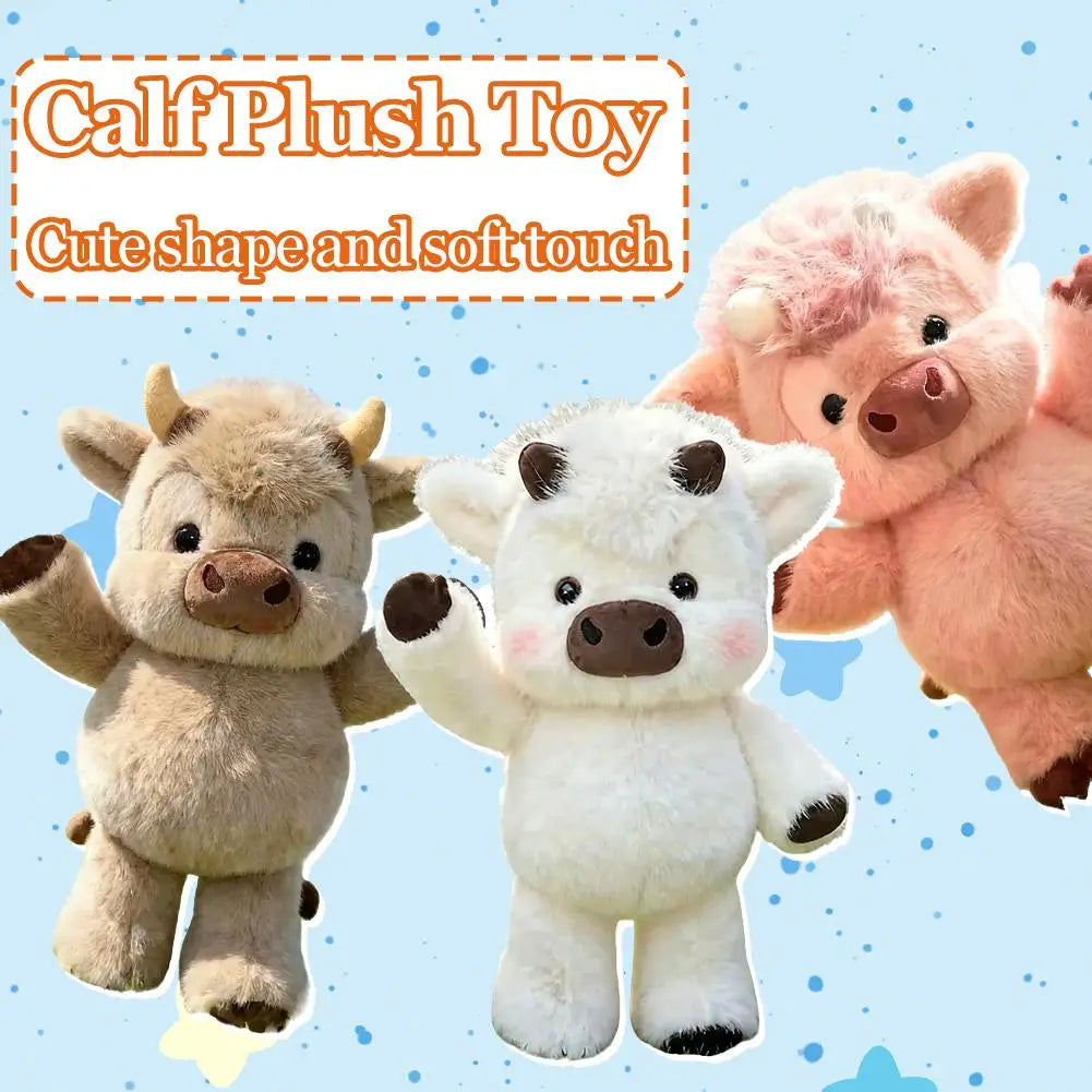 Calf Plush Toy 45cm - Soft Stuffed Animal