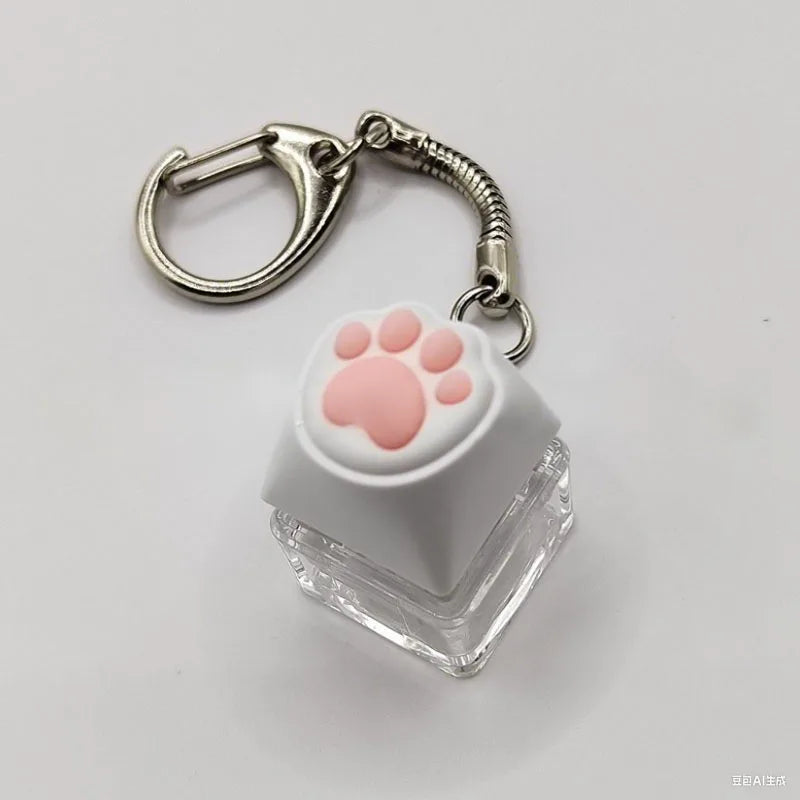 RGB Mini Mechanical Keyboard Keychain