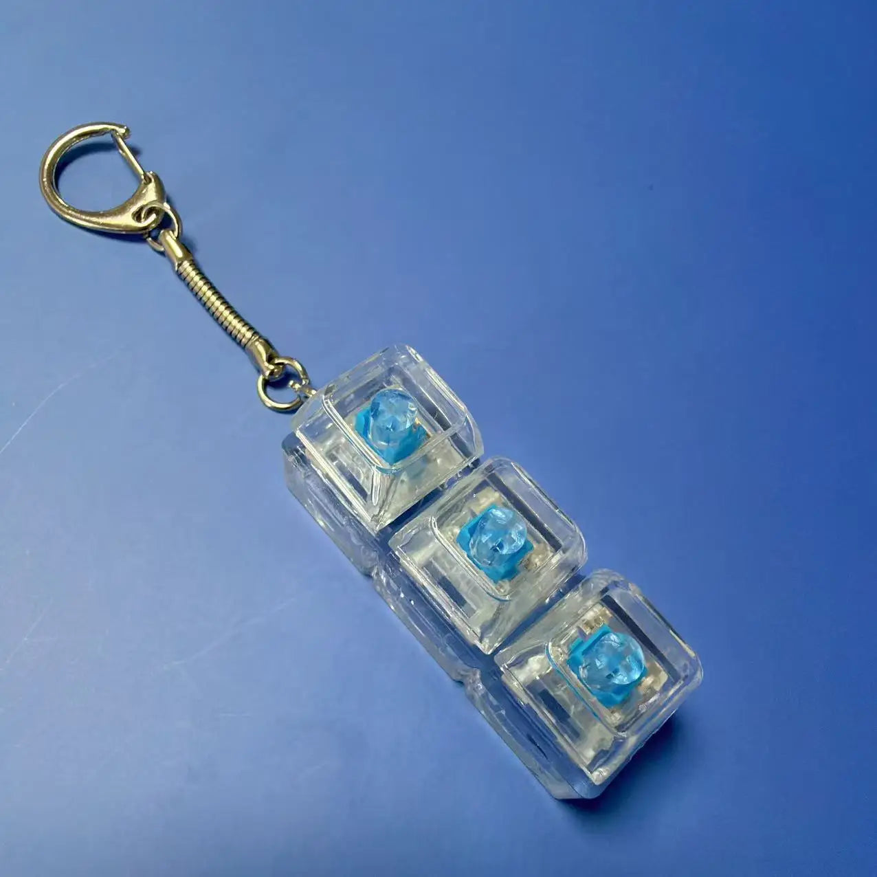 LED Crystal Fidget Keychain – Illuminated Stress Relief