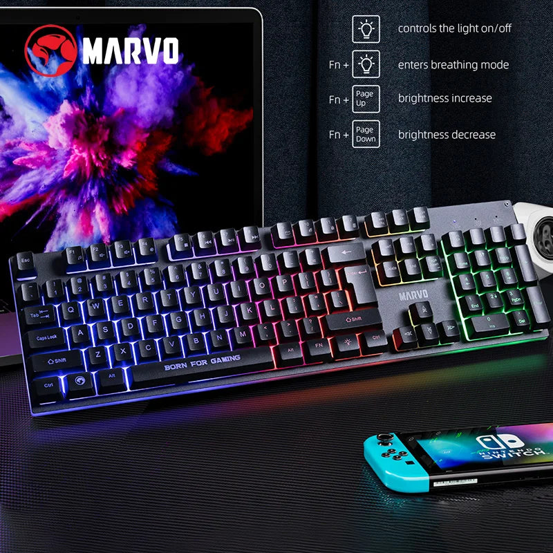 RGB Gaming Keyboard and Mouse Set