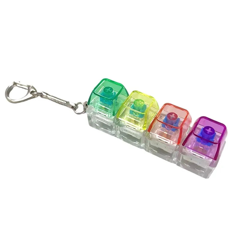 RGB Mini Mechanical Keyboard Keychain