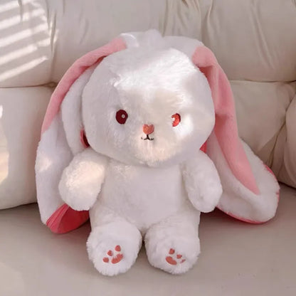 Strawberry Bunny Plush Toy - Cute Stuffed Rabbit