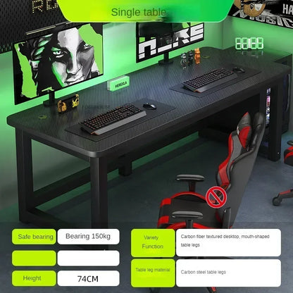 RGB Gaming Desk with LED Lighting - Premium Computer Workstation