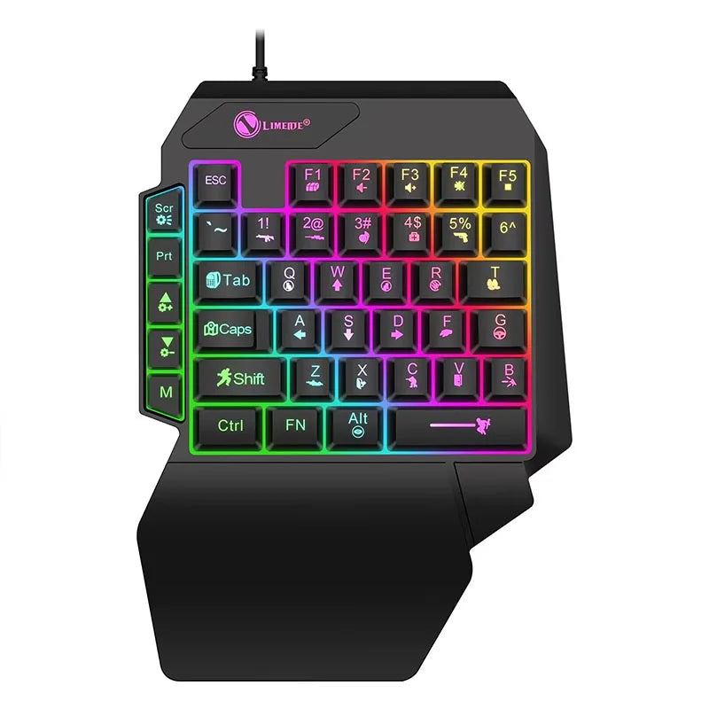 One-Handed Mini Gaming Keyboard